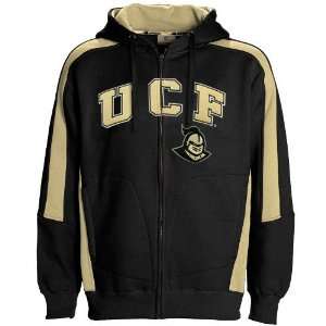  UCF Knights Black Spiral Full Zip Hoody Sweatshirt Sports 