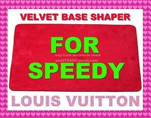 Red Base Shaper Liner For LV Louis Vuitton Speedy 30  
