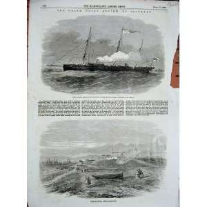  1856 Spithead Gun Boats Southsea Castle Portsmouth