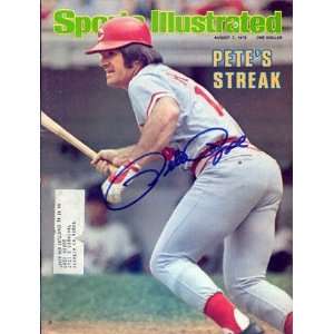 Pete Rose Autographed Sports Illustrated Cover