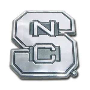   North Carolina State Wolfpack Chrome METAL Auto Emblem Sports