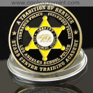  Los Angeles School Police Challenge Coin 