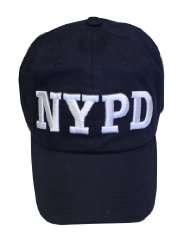 NYPD Baseball Hat New York Police Department Navy & White One Size