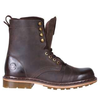 Dr Martens Mens Boots Pier Dark Brown Wyoming Leather 13337201  