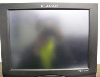 Planar 15 Touch Screen LCD Monitor Model No PT1510MX with Adapter 