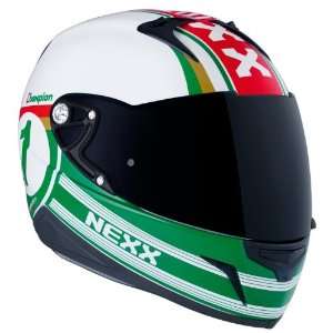   XR1R Champion Green Medium Full Face Motorcycle Helmet Automotive