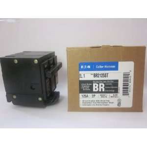 Cutler Hammer BR2125ST Circuit Breaker, 2 pole 125 amp with Shunt Trip