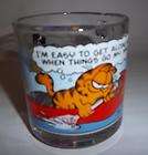 1978 McDonalds Promotion GARFIELD Mug/glass Im Easy to Get Along with 