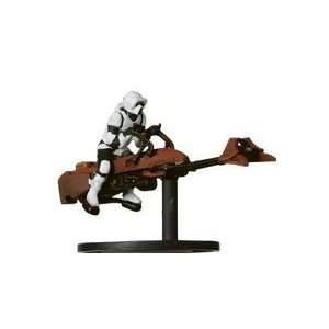  Scout Trooper on Speeder Bike 34/60 Very Rare Toys 