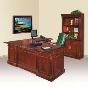   Keswick LDesk with Right Return and Doored Bookcase