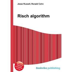  Risch algorithm Ronald Cohn Jesse Russell Books