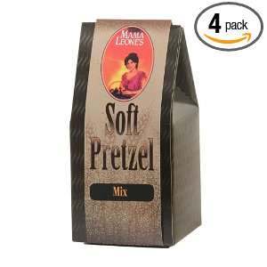 Mama Leones Soft Pretzel Bread, 17 Ounce Box (Pack of 4)  