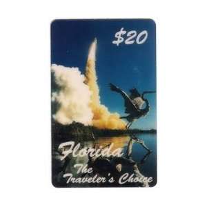   20. Space Shuttle Lifting Off & Bird   Florida The Travelers Choice