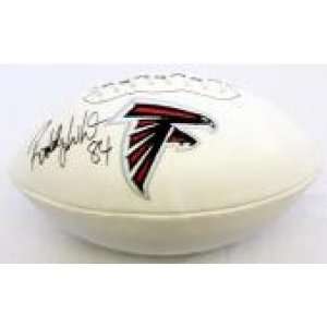  Roddy White Autographed Ball   Logo   Autographed 