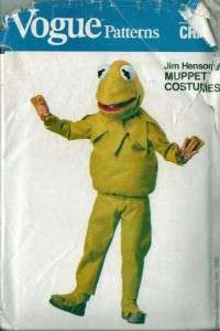 OOP Jim Hensons Sesame Street Muppet Childs Costume Sewing Pattern 