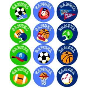  Game On Personalized Stickers 