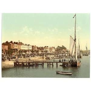   East Promenade,yachts,Southend on Sea,England,1890s