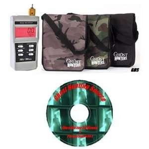   EMF Meter/Thermometer/Flashlight, Ghost Hunters Bag & Paranormal CD