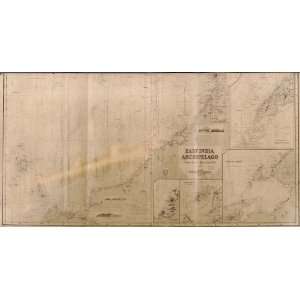   1895 map of Nautical charts, South China Sea