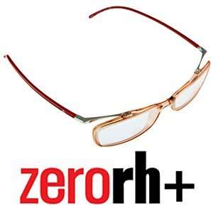  ZERO RH ANDRO Eyeglasses Frames Clear Orange/Red Health 
