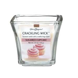  Crackling Wick   Scented Candle   Sugared Cupcake