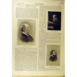  1895 Walter Brodrick Chenery Journalist Journals Print 