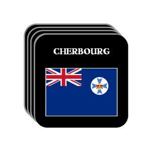  Queensland   CHERBOURG Set of 4 Mini Mousepad Coasters 