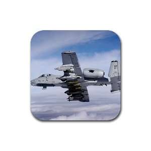  A10 Thunderbolt Rubber Square Coaster set (4 pack) Great 