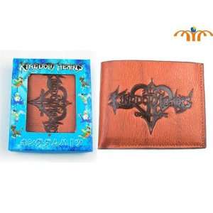  Kingdom Hearts Logo Brown Wallet Toys & Games