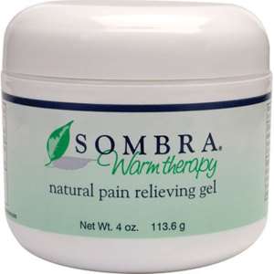 Sombra Warm Therapy Pain Relieving Gel, 4 oz jar  