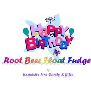 Custom Labeled Gift Happy Birthday Root Beer Float Fudge Box