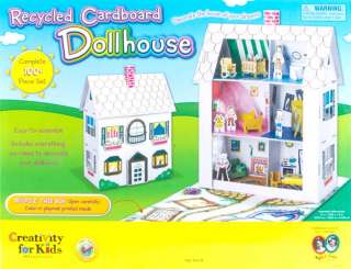 CRAFTS  Recycled Cardboard Dollhouse Kit  FABER CASTELL  