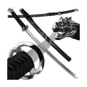  39.5 Inch Dragon Slayer Katana with Engraved Dragon 