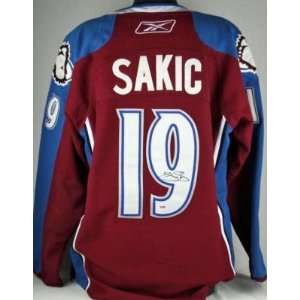  Autographed Joe Sakic Jersey   Authentic   Autographed NHL 