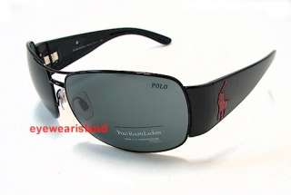 Polo Ralph Lauren Sunglasses PH 3042 9003/87 Black Shades 64mm  
