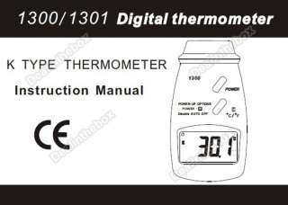 Channel K Type Digital Thermometer Sensor 4 Digital Liquid Crystal 