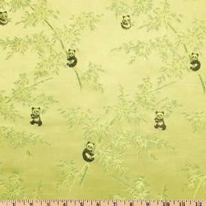  29 Wide Chinese Silk Brocade Panada Moss Fabric By The 