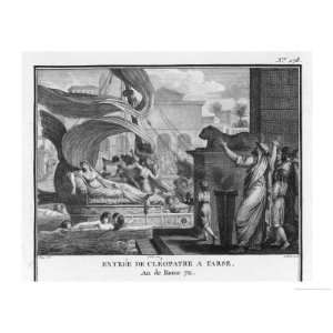  Cleopatra VII in Her Barge on the Nile Giclee Poster Print 