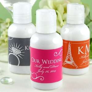 Personalized Hand Lotion favors   Silhouette Collection 