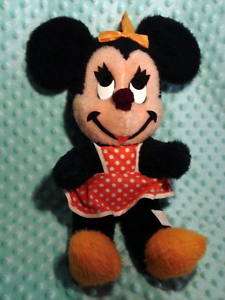 Vintage Walt Disney Charactors Minnie Mouse Plush Toy  