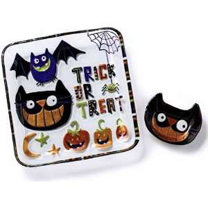  Trick or Treat Glass Fusion Chip and Dip By Lori Siebert 