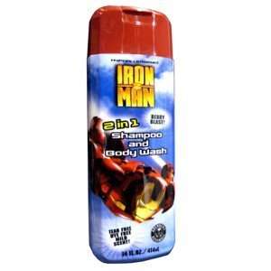 Iron Man 2 Two In One Shampoo And Body Wash, Hypoallergenic, Tear 
