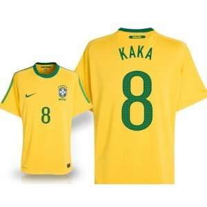  2010 World cup Brazil home Kaka #10 soccer jersey (Adult 