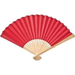  Begonia Red Paper Hand Fan