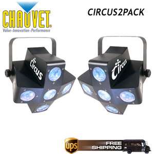 CHAUVET LIGHTING CIRCUS MULTI COLOR LED EFFECT 2 PACK 781462206383 