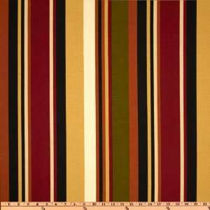  54 Wide Richloom Solarium Outdoor McCoury Stripe Spice Fabric 