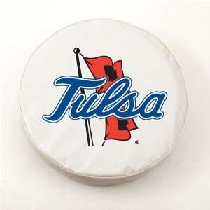  Tulsa Golden Hurricane Logo Tire Cover (White) A H2 Z 