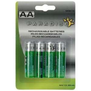  Pack of 4 Solar AA Rechargeable Batteries Electronics