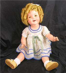   Antique Shirley Temple Composition doll 22 Stand Up Cheer Original