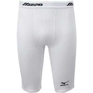 Mizuno Youth Compression Sliding Shorts   Large White 